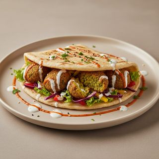 Piadina falafel