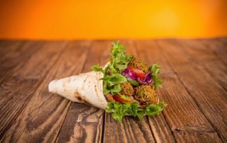 Piadina falafel