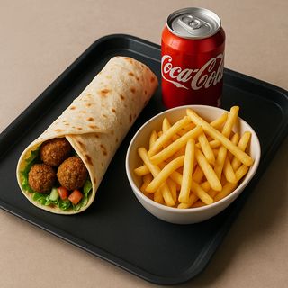 Piadina falafel menù