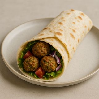 Piadina falafel