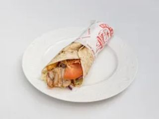 Piadina kebab con verdure di base e salse a scelta