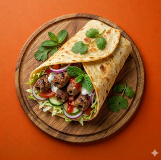 Piadina seekh kebab
