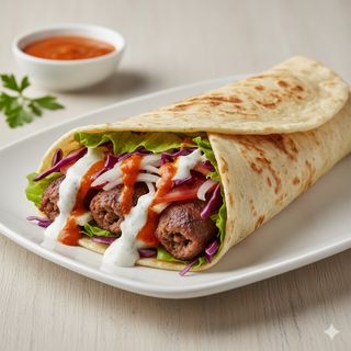 Piadina seekh kebab