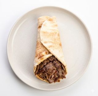 Piadina solo carne e salse a scelta
