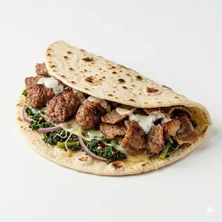 Piadina carne mista