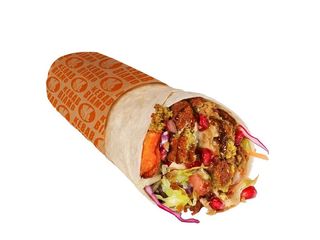 Piadina con falafel vege