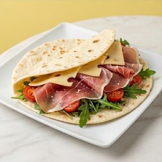 Piadina prosciutto crudo