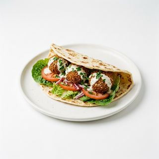 Piadina falafel