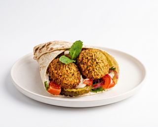 Piadina falafel
