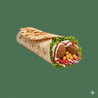 Piadina falafel