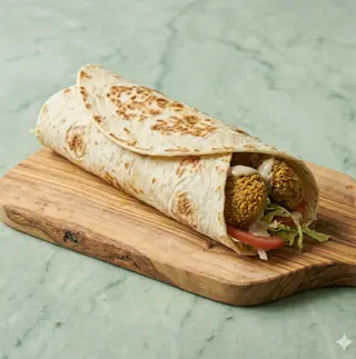 Piadina falafel