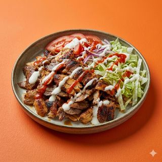 Piatto kebab normale