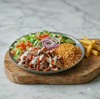 Piatto kebab menù