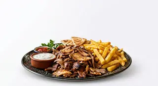Piatto döner kebab senza insalata