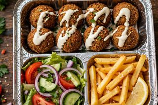 Piatto falafel completo