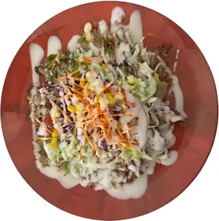 Piatto kebab senza patatine