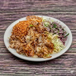 Piatto kebap e bulgur