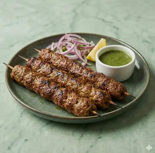 Piatto seekh kebab 3 pezzi