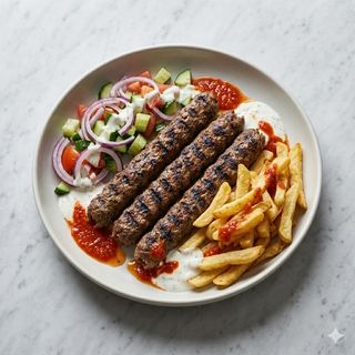 Piatto sheek kebab
