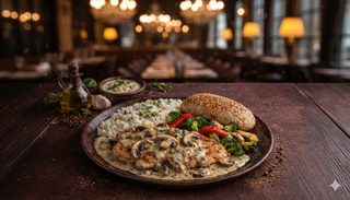 Piletina u sosu od gljiva