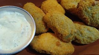 Pimentos Padrón Recheados com Queijo Creme