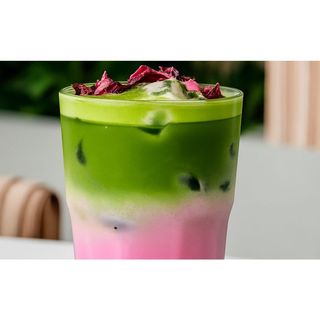 Pink matcha
