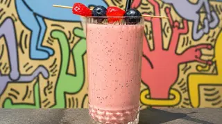 Pink passion smoothie