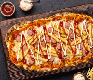 Pizza Wurstel e Patate