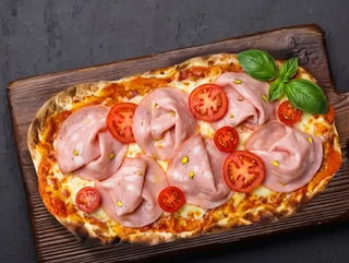 Pizza de Mortadela