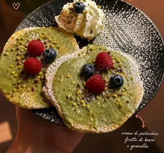 Pistacchio pancakes