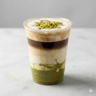 Pistachio latte