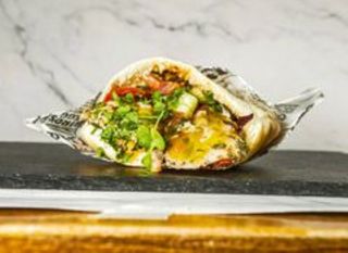 Pita de Kebab de Frango