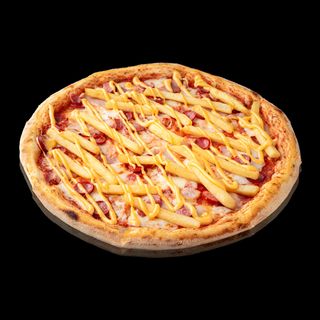 Піца з ковбасками та картоплею фрі (610г)