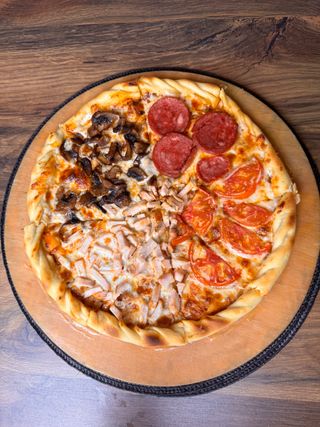 Пицца 4 сезона (450г)