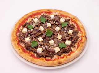 Pizza de Costela Desfiada