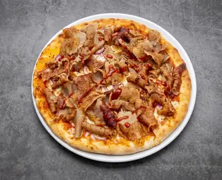 Pizza de Kebab de Vaca