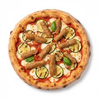 Pizza kebab e zucchine