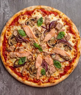 Pizza de Salmão