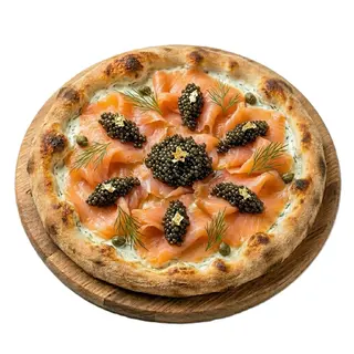 Pizza Saumon Caviar