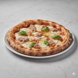 Pizza tonno e cipolla