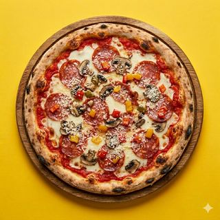 Pizza vulcano