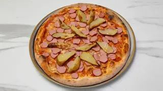 Pizza wurstel e patate