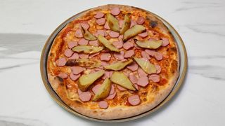 Pizza wurstel e patate