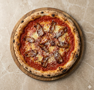 Pizza all'amatriciana senza glutine