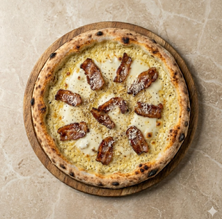 Pizza alla gricia senza glutine