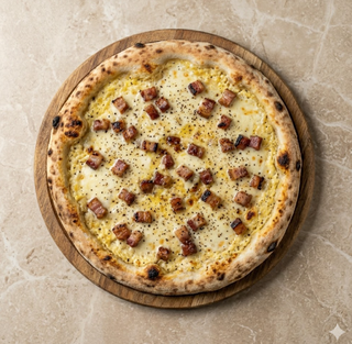 Pizza carbonara senza glutine