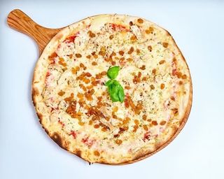 Pizza com Moscatel