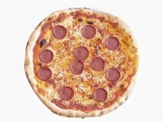 Pizza con salame piccante