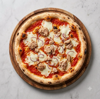 Pizza con il tonno