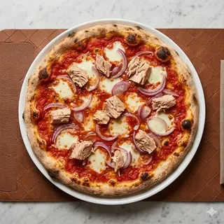 Pizza con il tonno
